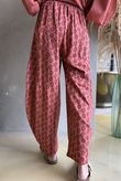 Indira Classic Barrel Pant Indian Red & Russet